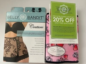 NEW! Belly Bandit Couture Belly Wrap - Pink Hearts - SIZE SMALL VALENTINES DAY - Picture 1 of 2