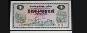 1x 1978 £1 Northern Bank Belfast Ireland P-187c -{ C6135651) UNC - Picture 1 of 2