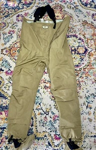 LL Bean Waders Mens Medium Taped Seams Fishing Waterproof Chest Sock Angler - Picture 1 of 9