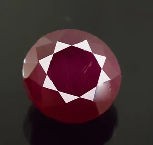 Natural 16.50  Ct African Round Shape Red Ruby Top Quality EGL Certified Gem - Picture 1 of 4