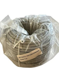 CAT5E Network Cable GRAY 60ft (18.3m) New Sealed UL CM Extension Cable - Afbeelding 1 van 1