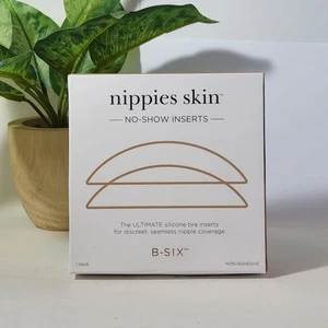 New Nippies Skin, inserti no show, silicone, non adesivo, taglia D+, L/XL CARAMEL - Foto 1 di 5