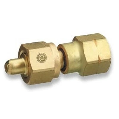 Brass Cylinder Adaptors, From CGA-350 Hydrogen To CGA-580 Nitrogen Western - Image 1 of 1