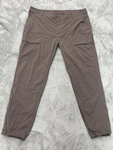 REI Pants Womens 16 Brown Lightweight Nylon Performance Hiking Camping Gorpcore - Picture 1 of 7