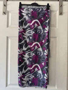 Ladies One Size Floral Fat Face Sarong - Picture 1 of 3