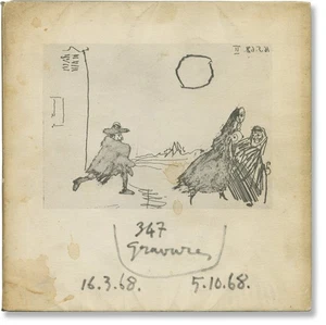 Pablo Picasso PICASSO 347 GRAVURES ENGRAVINGS 16/3/68-5/10/68 1st ed #168428 - Picture 1 of 3