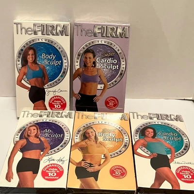The Firm Workout VHS Videos Unopened Sealed Set of 5 Ab,Body,Cardio Vintage - Image 1 of 4