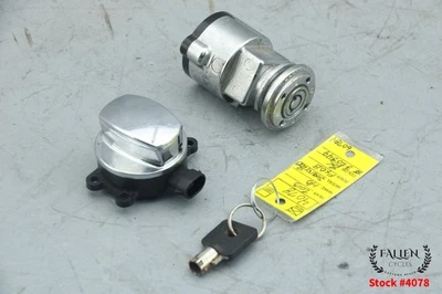 2015 Harley Dyna Ignition Switch Knob & Fork Lockset Assembly + KEY VIDEO #4078 - Image 1 of 4