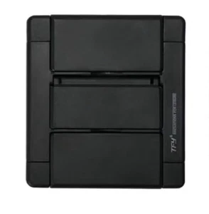 TFY Black wall mount/ tissue box holder also for devices  - Picture 1 of 9