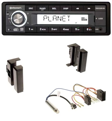 Continental USB 1DIN AUX DAB MP3 Autoradio für Audi A4 B5 bis 99 A6 C4 bis 97 A8 - Bild 1 von 4