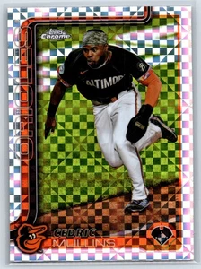 2025 Topps Chrome X-Fractor Cedric Mullins #5 Baltimore Orioles - Picture 1 of 2