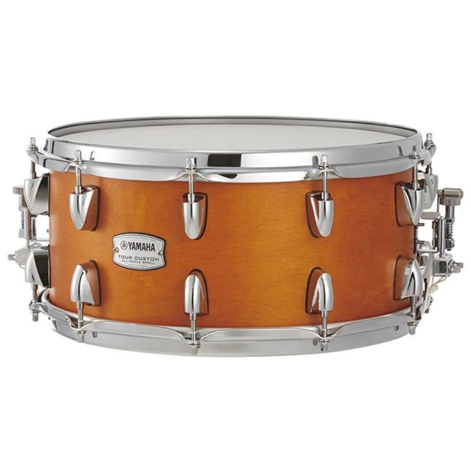 Yamaha Tour Custom Maple Snare Drum 14x6.5 Caramel Satin - Image 1 of 1
