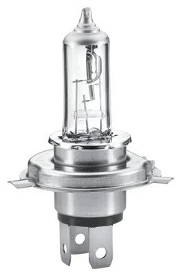 HELLA 8GJ 223 498-221 Spotlight Bulb Halogen H4 12V Fits Iveco Mitsubishi - Image 1 of 4