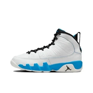 NIKE AIR Jordan 9 Retro Powder Blue (2024) (GS) FV0143-101 NEW SHOES - Picture 1 of 6