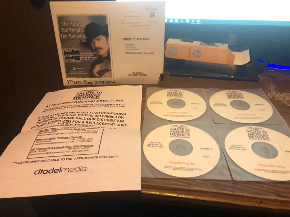 American Country Countdown with Kix Brooks--Memorial Day Special 2009--4 CD set - Image 1 of 1