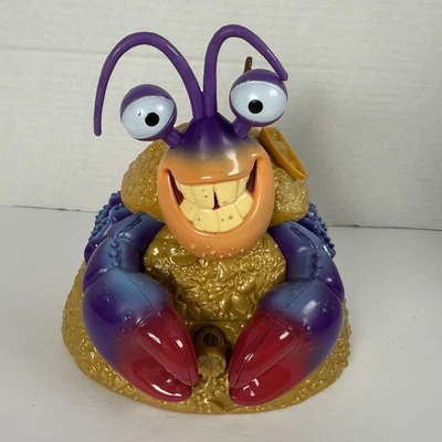 Disney Moana Tamatoa Jewelry Box & Ring Crab Singing Shiny Glittery Tested Works - Image 1 of 4