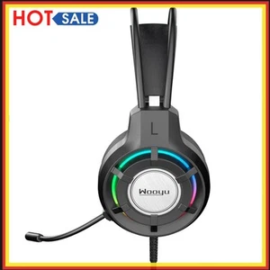 Kabelgebundenes Gamer-Headset 7.1 Surround Deep Bass Stereo-Headset mit Mikrofon - Afbeelding 1 van 10