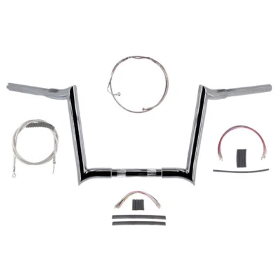 Kit de manillar Hooker Ape 2008-2013 Harley Road Glide King ABS Hooker 1 1/4" cromado 12" Foto 1 de 3