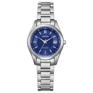 CITIZEN EXCEED ES9370-62L Eco-Drive Titanium Radio Solar Watch Blue Dial 26.6mm - Picture 1 of 1