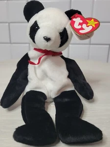 Ty Beanie Baby FORTUNE Panda Bear from 1997 RARE & RETIRED! 🔥MINT! 🐻 Error! - Imagen 1 de 9