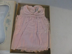 Vintage 1950s Kippe Togs Girl's Pink Dress & Bloomers - Size 9 Mos. - Picture 1 of 5