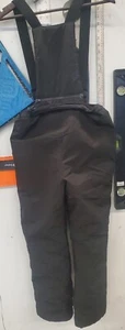 Fleece lined Snow Ski Pants Boys Size 14 Black Children's Place Pre-owned - Picture 1 of 5