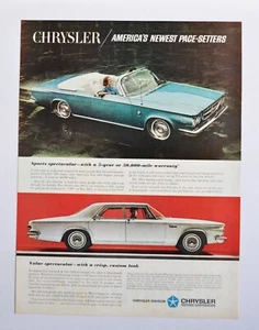 Large Car Ad - 1963 Chrysler (advertisement print poster brochure) - Imagen 1 de 1