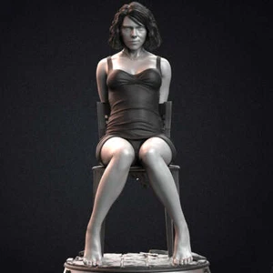 Black Widow (Interrogation) Statue 3D Print Unpainted/Unassembled - Picture 1 of 6