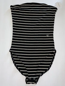 NWT American Eagle Strapless Soft & Sexy Ribbed Striped Bodysuit Size Small - Picture 1 of 7