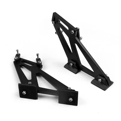 Racing Universal USA Rear New Black Spoiler Aluminum Sedan Wing Trunk GT US - Imagem 1 de 3