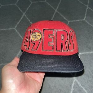 Vintage San Francisco 49ers Niners Starter Fitted Tri Power Hat Cap Size 7-7 3/4
