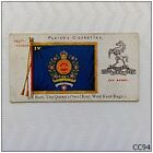 Player Cigarette Card Regimental Colours & Cap Badges #6 4th Battalion (CC94)