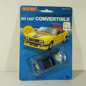 Blue Box Die Cast Convertible Mercedes Woolworth Hong Kong Vintage - Picture 1 of 8
