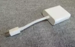 Genuine Apple A1307 Mini DisplayPort Thunderbolt To VGA 15-Pin Female Adapter - Picture 1 of 5