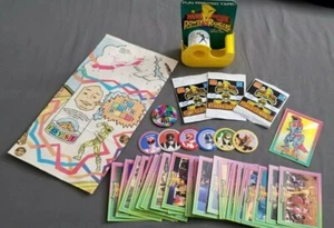 Lote De Colección Power Rangers McDonalds Happy Meal Bolsa Tarjetas Coleccionables Cinta POGS 1994 - Imagen 1 de 11