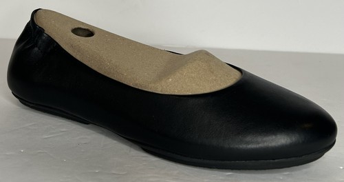 NEW BALANCE Sansko Slip On Ballerina Leggera Piatta Elastica Caviglia Punta Tonda Nero Us9 Nuova