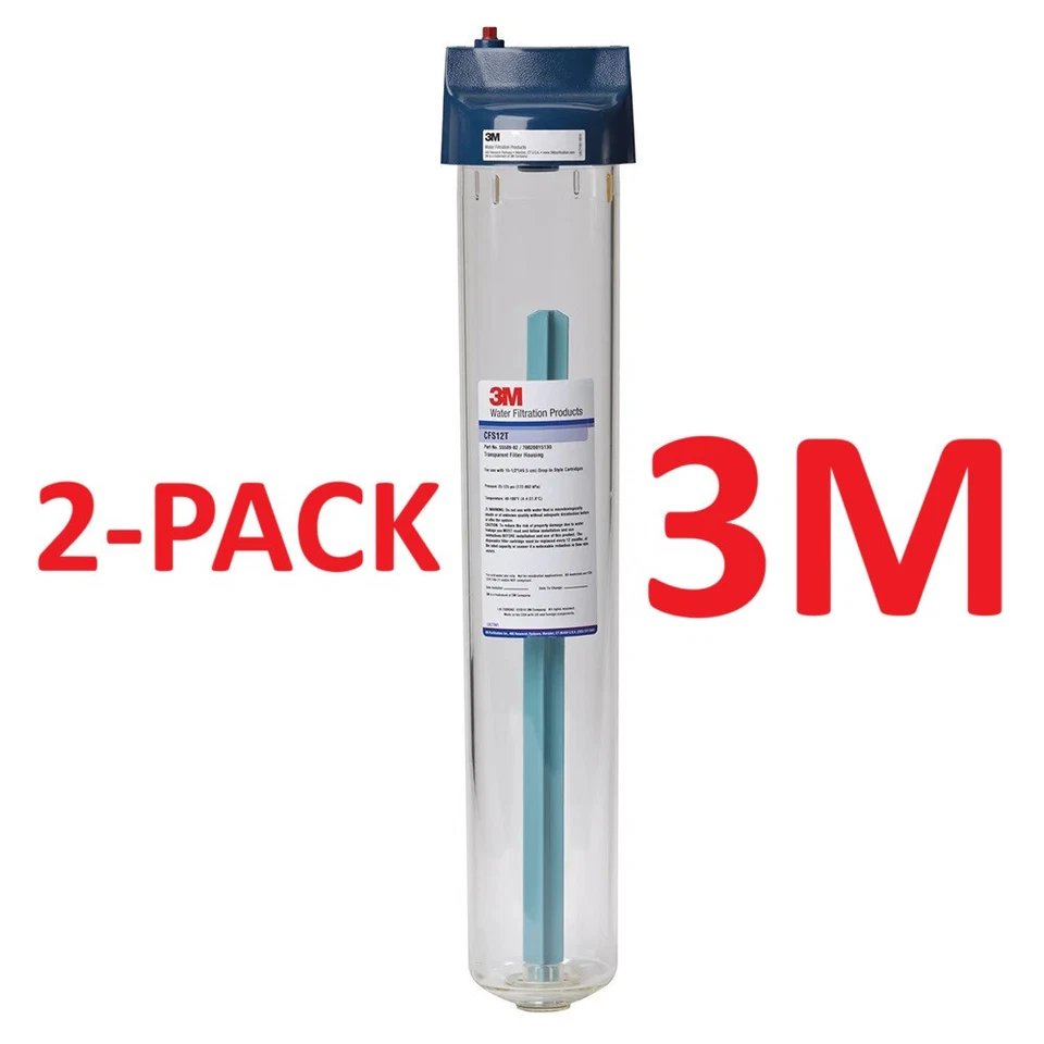3M 5558902 Water Filter Housing Prefilter Sys CFS12T Relief Valve, Sump (2-PACK) - Image 1 of 1
