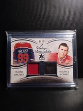 2014-15 ITG Used Vintage Memorabilia 2 /15 Wayne Gretzky Maurice Richard HOF