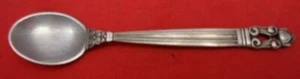 Acorn by Georg Jensen Sterling Silver Salt Spoon Master with GI/GJ Mark 3 1/4" - Picture 1 of 2