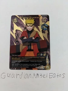 Naruto TCG CCG Naruto Uzumaki Sage Mode Card Super Rare English LP Foil Rare - Picture 1 of 5