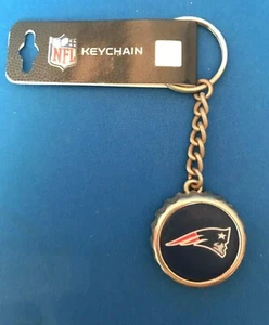 New England Patriots Bottle Cap Opener Keychain NFL Licensed NWT By PSG - Picture 1 of 3