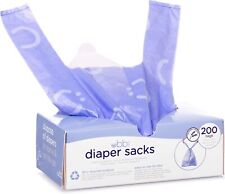 Ubbi Disposable Diaper Sacks, Lavender Scented, Easy-To-Tie Tabs, Made