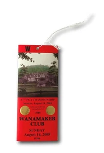2005 PGA Golf Championship Authentic Ticket Wanamaker Club 8/14 Phil Mickelson - Picture 1 of 3