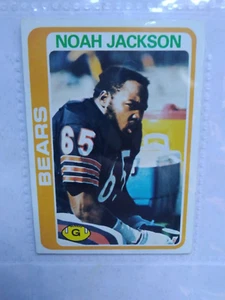 1978 Topps Noah Jackson b Chicago Bears #437 - Picture 1 of 2