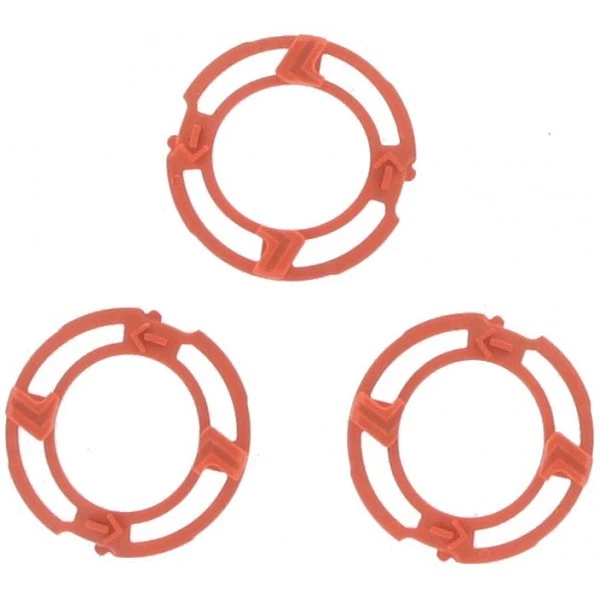 ROZAR BRAND 3 Lock-Ring Retaining-Plate Holder ORANGE for Philips Shaving Heads Type SH70 90