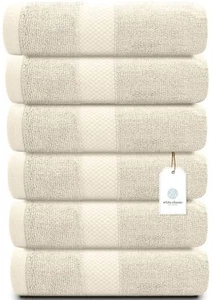 Luxury Hand Towels for Bathroom-Hotel-Spa-Kitchen-Set - Circlet Egyptian Cott... - Picture 1 of 9