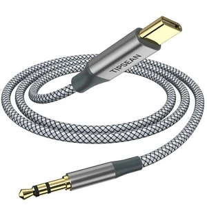 USB C do AUX Audio Jack Kabel USB Typ C do 3,5 mm Słuchawki Stereo Kabel Samochodowy - Zdjęcie 1 z 7