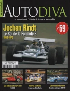 AUTODIVA 59 FERRARI 125 375 212 500 ASTON V8 NIMROD JOCHEN RINDT LOLA 2L 1972 81 - Imagen 1 de 2