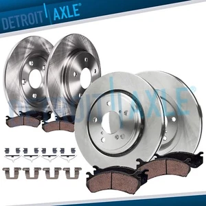 8pc Front Rear Disc Brake Rotors Ceramic Brake Pads for 2017 - 2020 Acura MDX - Picture 1 of 8