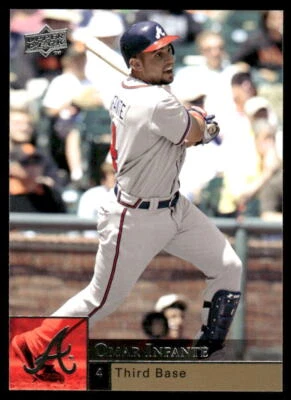 Omar Infante 2009 Upper Deck Atlanta Braves - Image 1 of 2